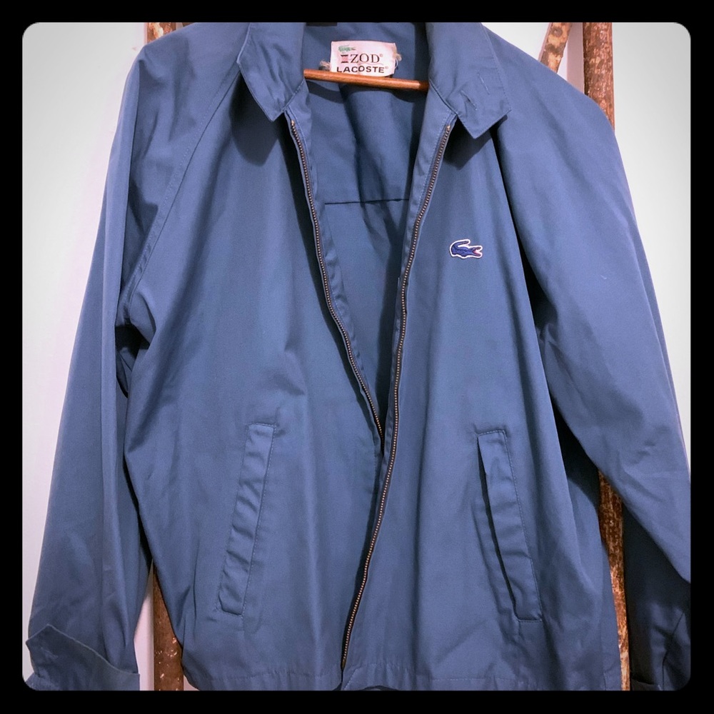 Vintage Lacoste/ izod spring raglan jacket